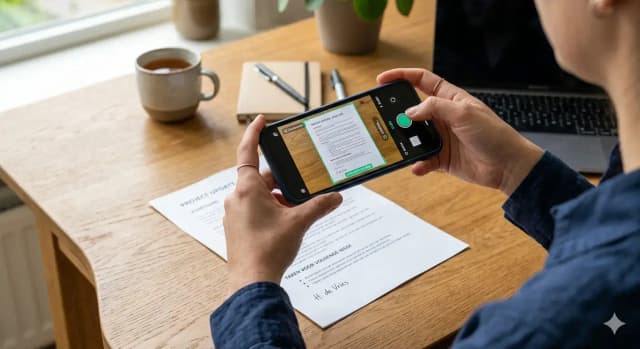 Document scannen voor beëdigde vertaling